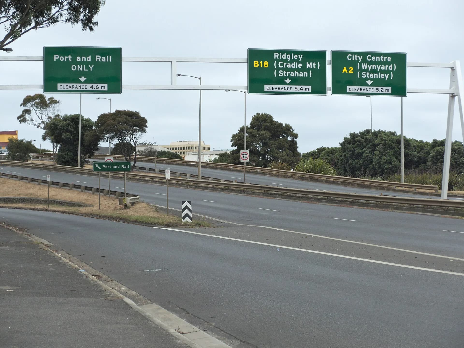 North-west coast and Bass Highway near Burnie