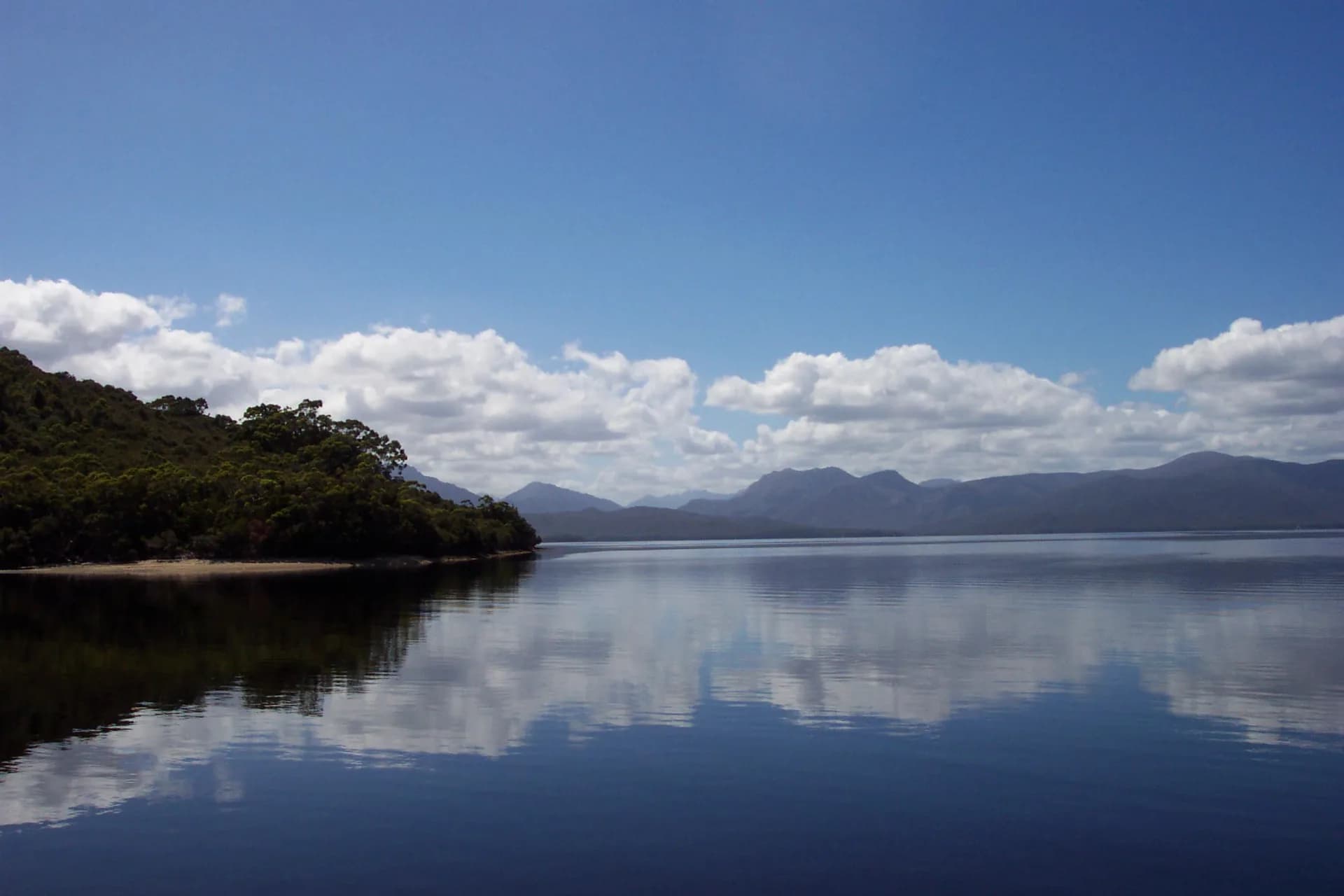Bathurst Harbour viewed through the Bathurst Narrows