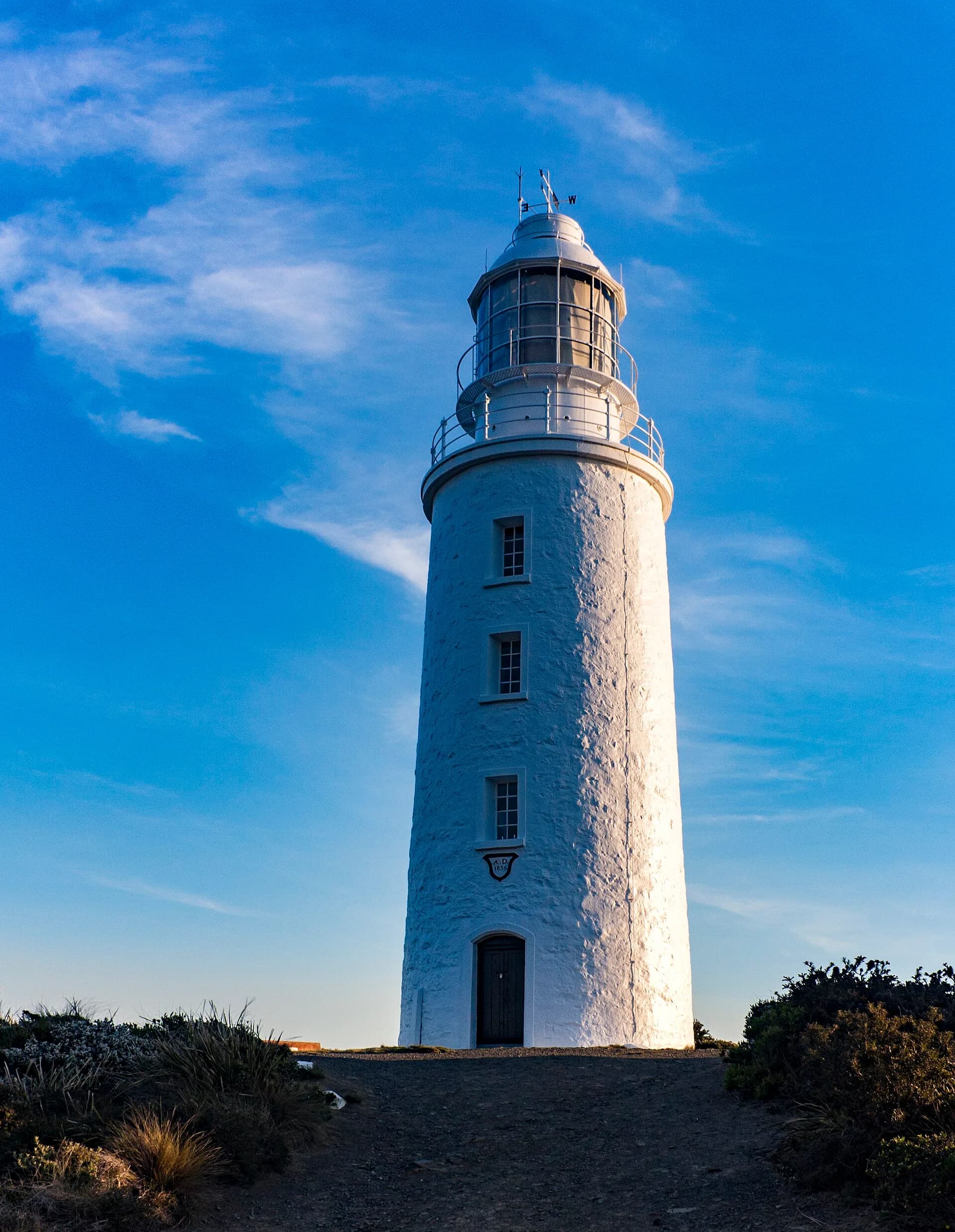 Cape Bruny Lighthouse above the Southern Ocean