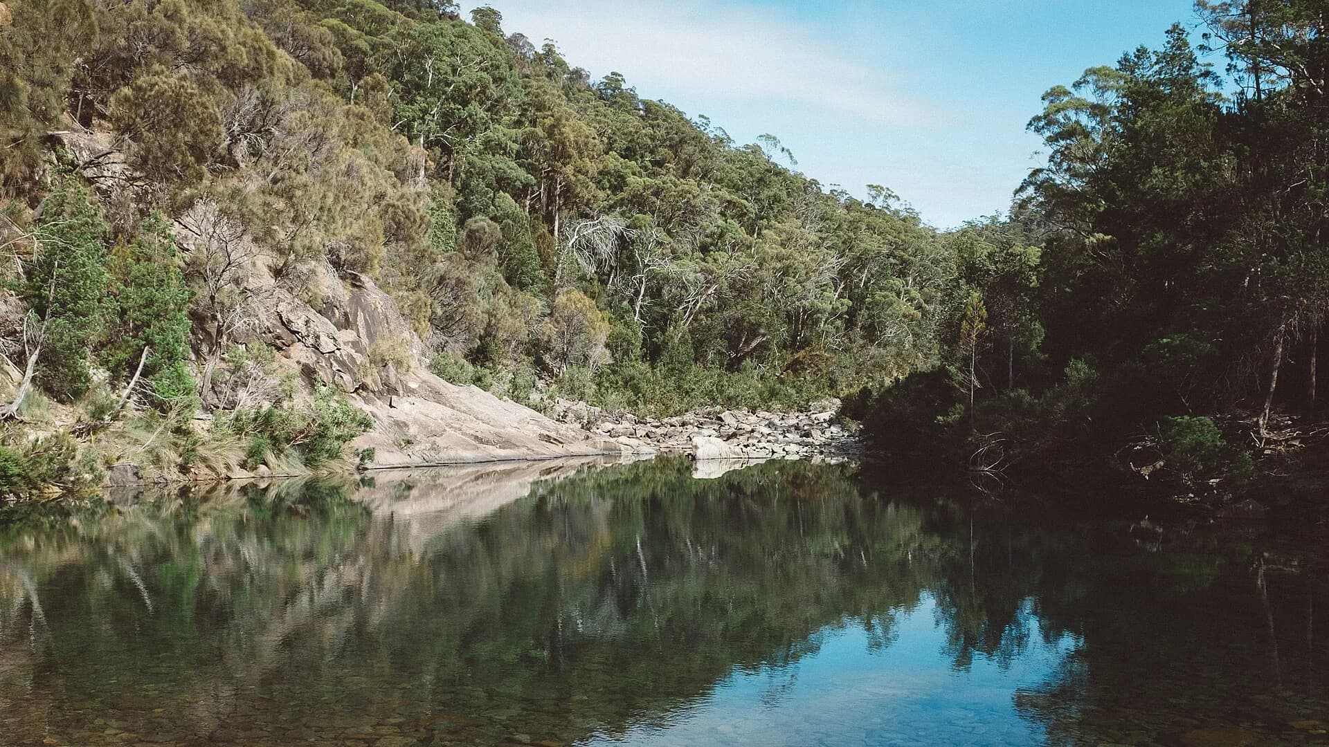 Dry forest and rocky river country in Douglas-Apsley National Park