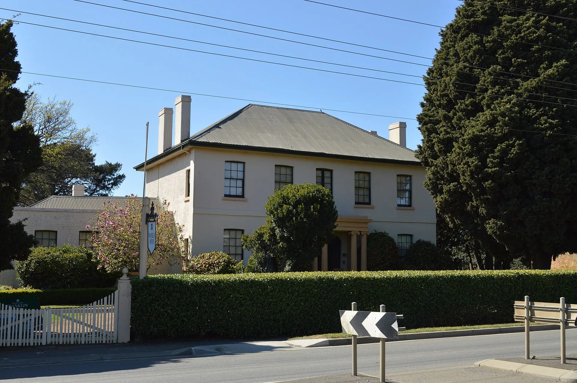 Franklin House seen from the road at Youngtown