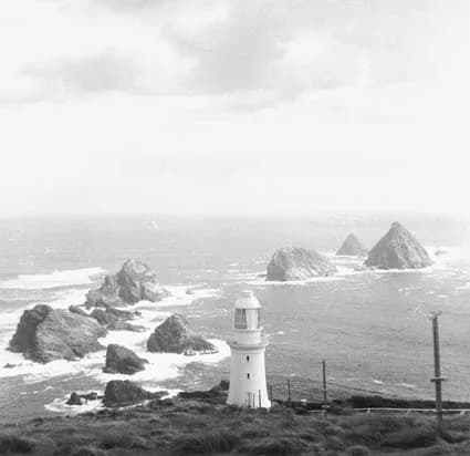 Maatsuyker Island lighthouse station in 1956