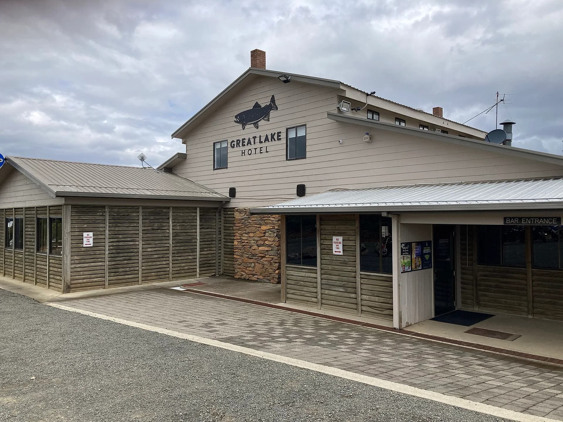 Accommodation building at Miena in the Central Highlands