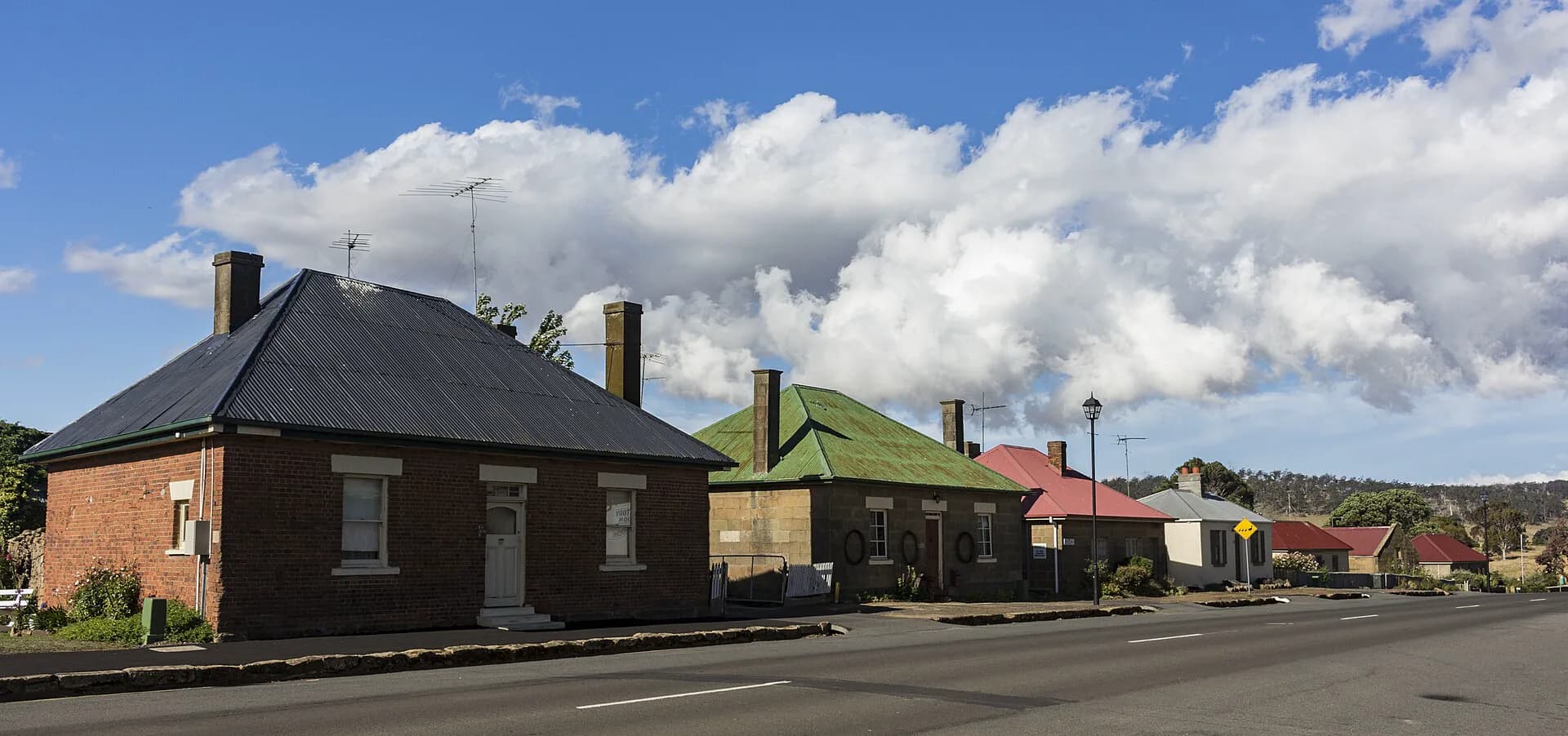 Oatlands beside the Midland Highway corridor
