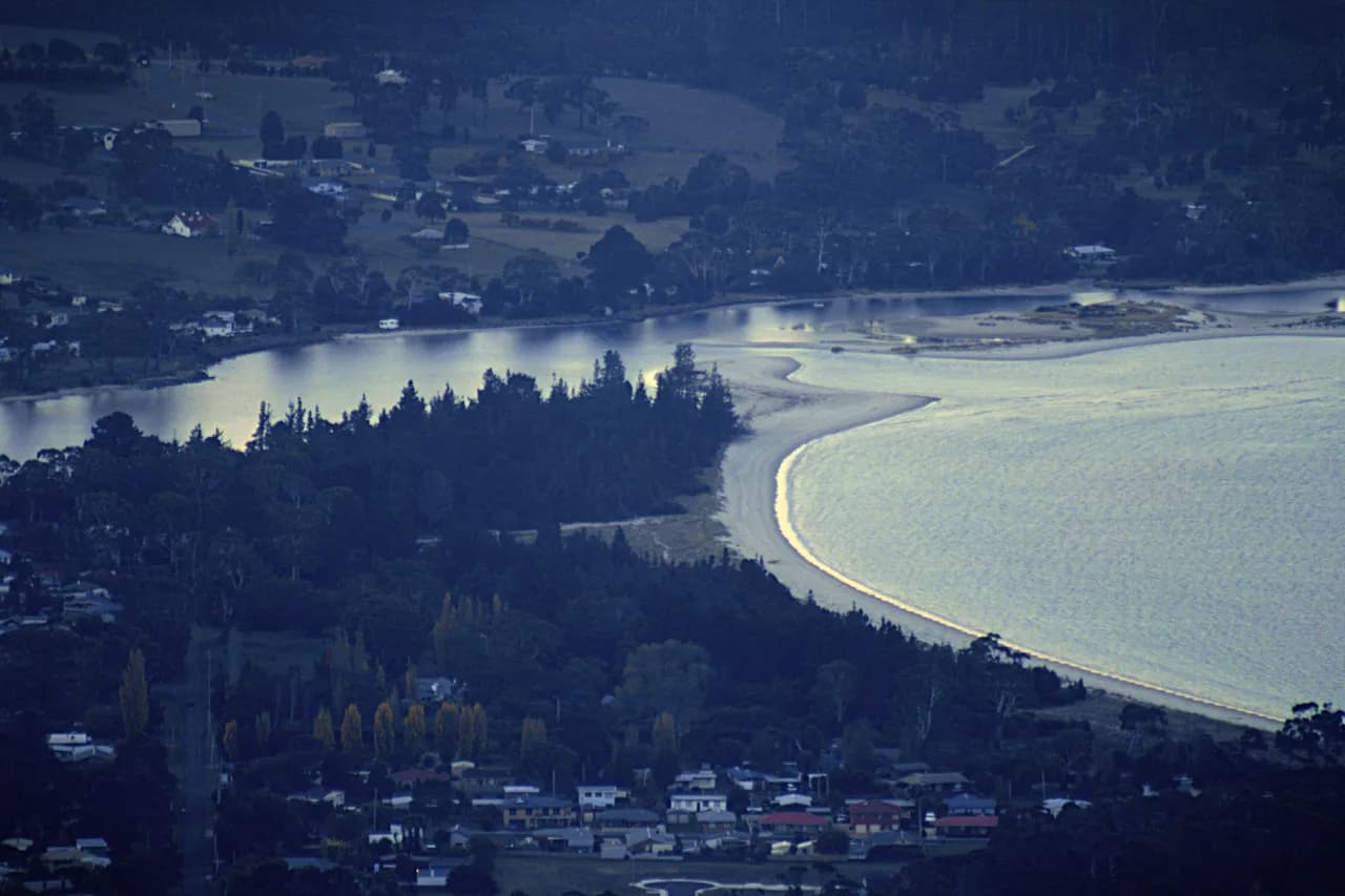Orford beside the Prosser River and Mercury Passage