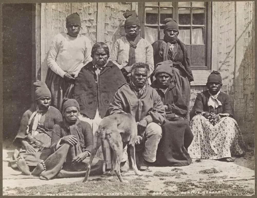 Historic portrait made at Oyster Cove around 1860