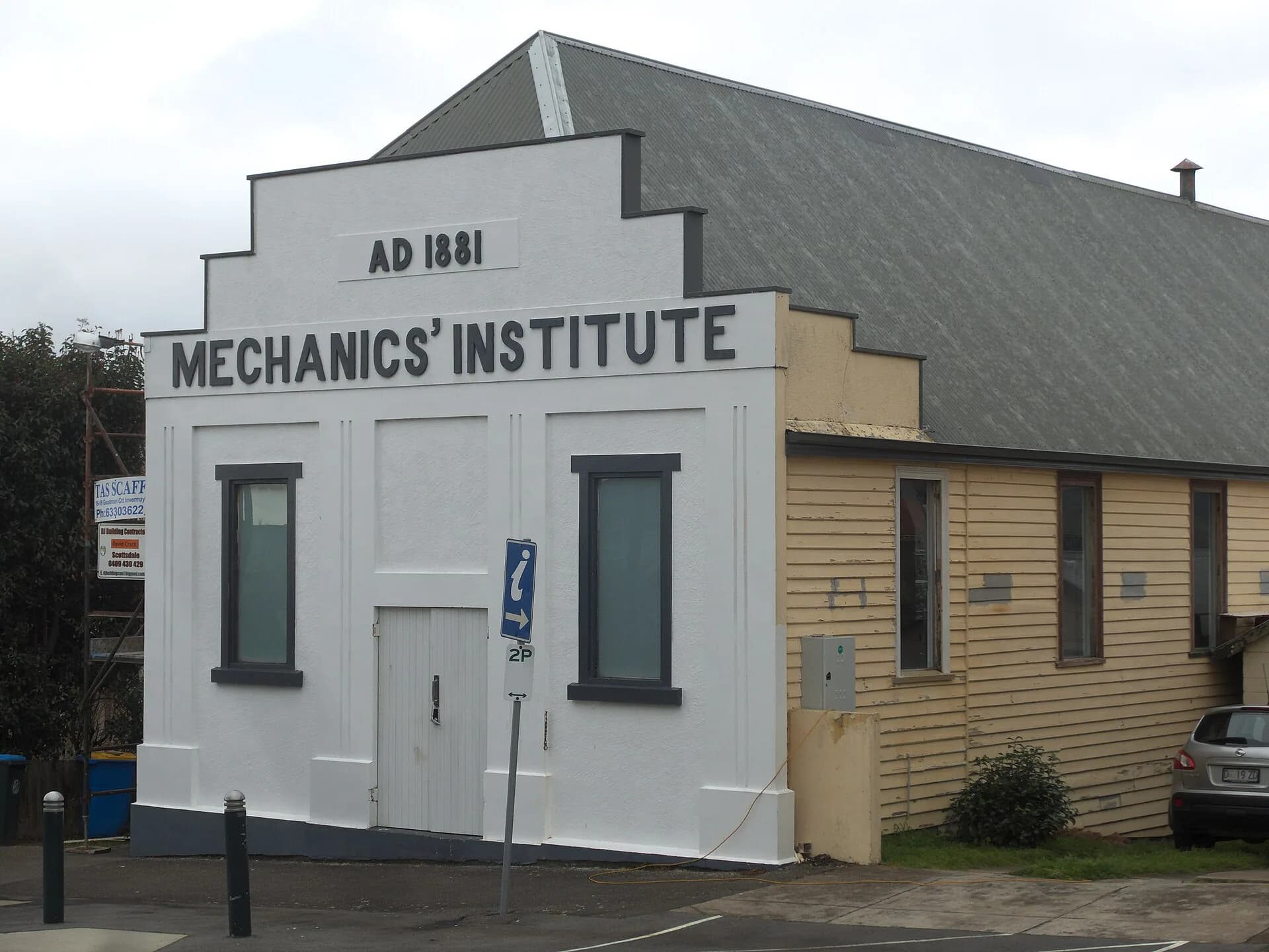 Mechanics’ Institute building in Scottsdale