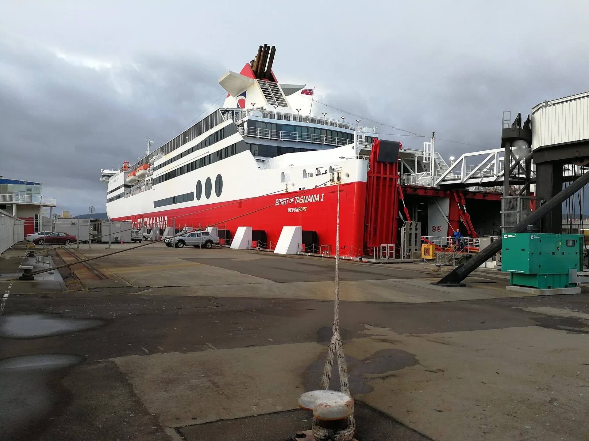 Spirit of Tasmania at Devonport