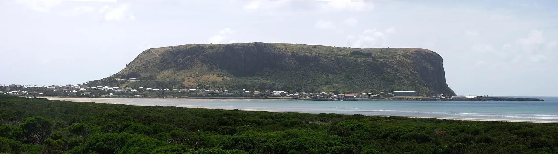 Stanley spread along the coast beneath munatrik / The Nut