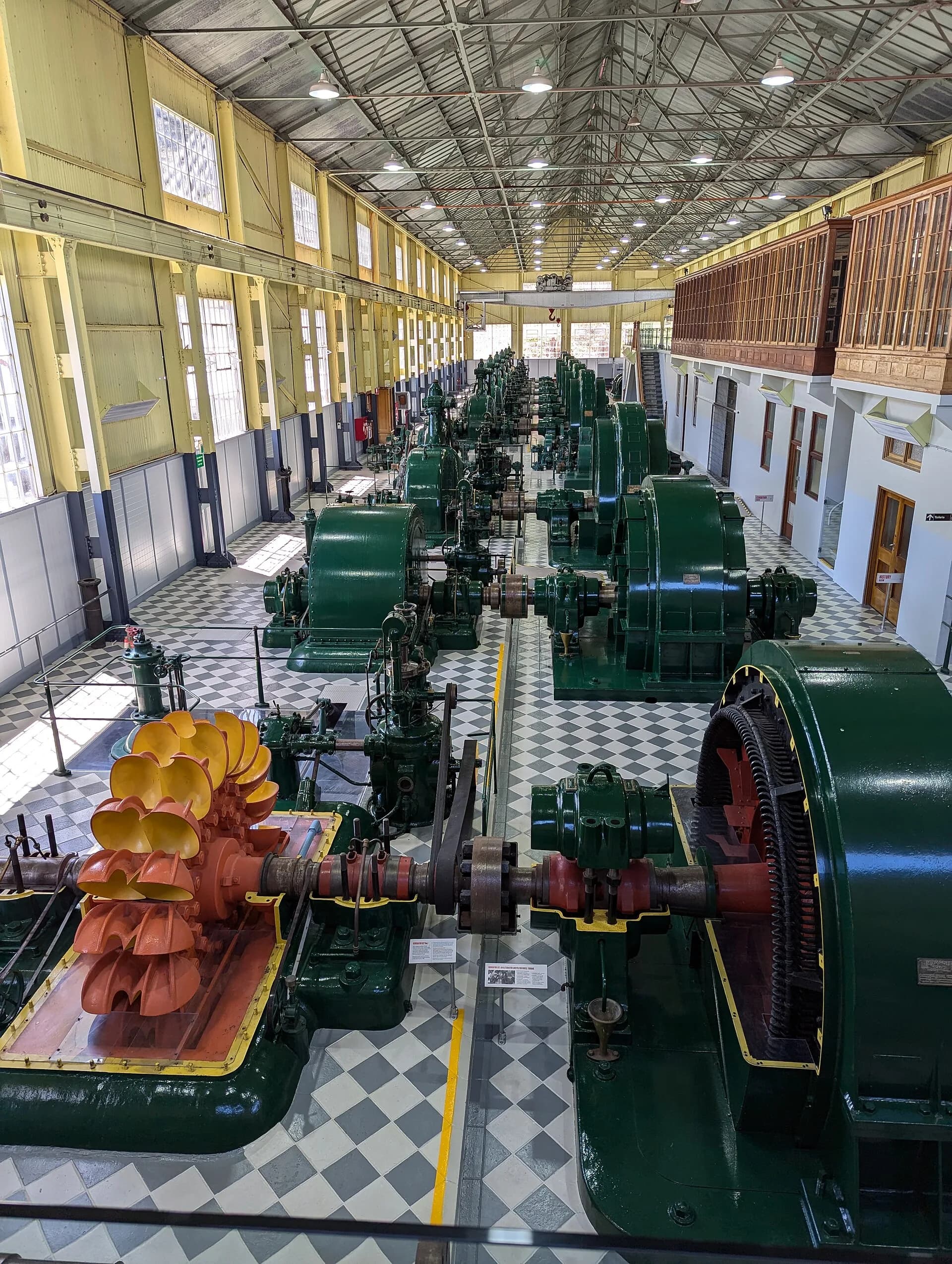 Historic turbine hall at Waddamana Power Station