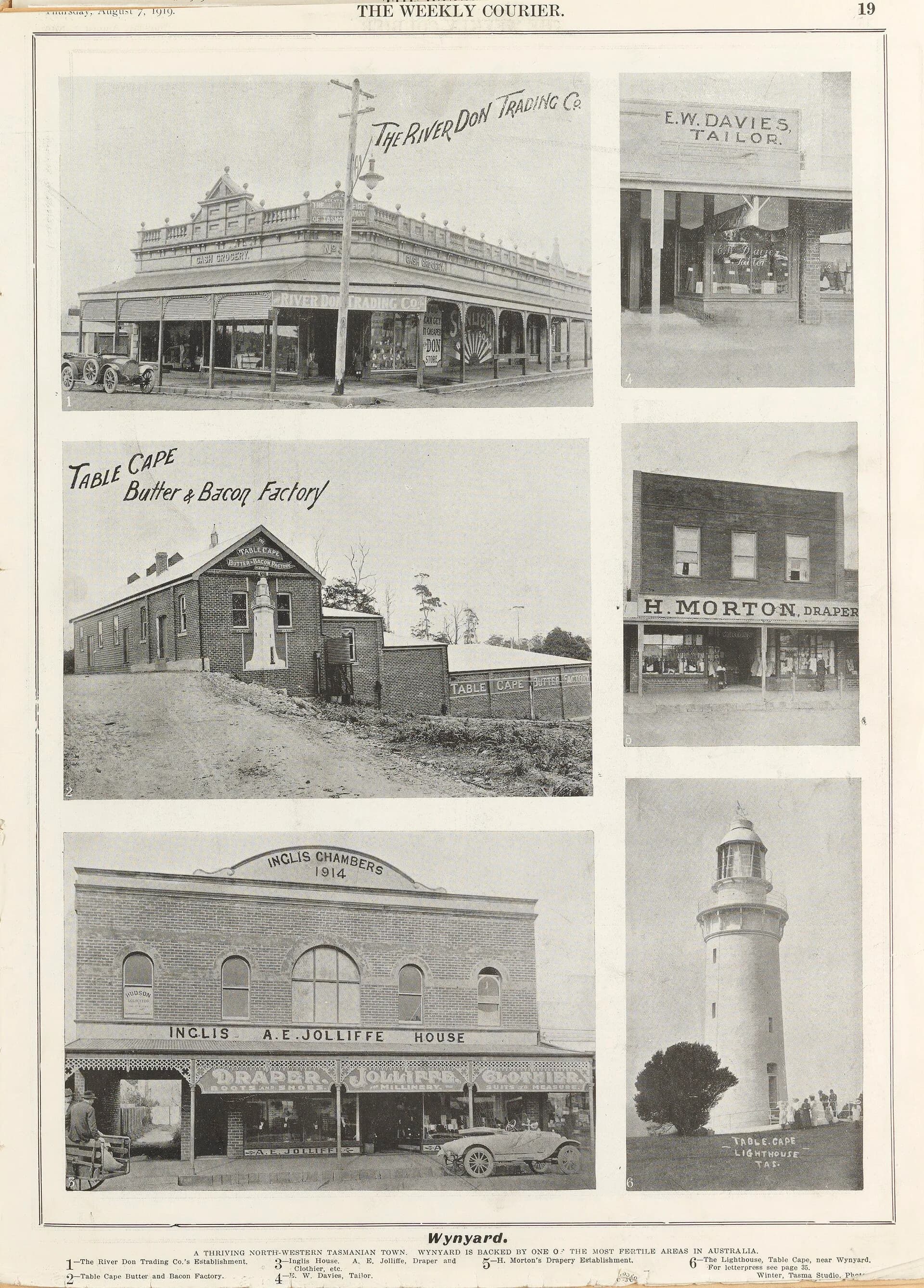 Wynyard township in 1919