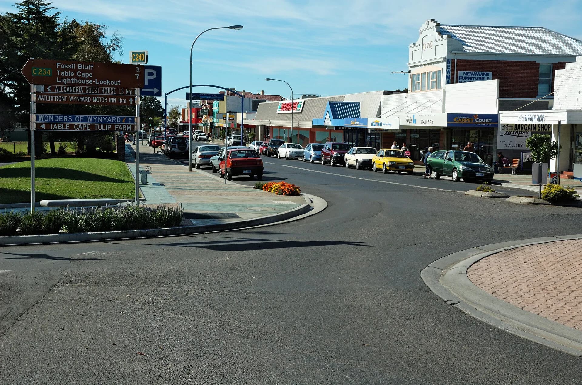 Goldie Street in central Wynyard