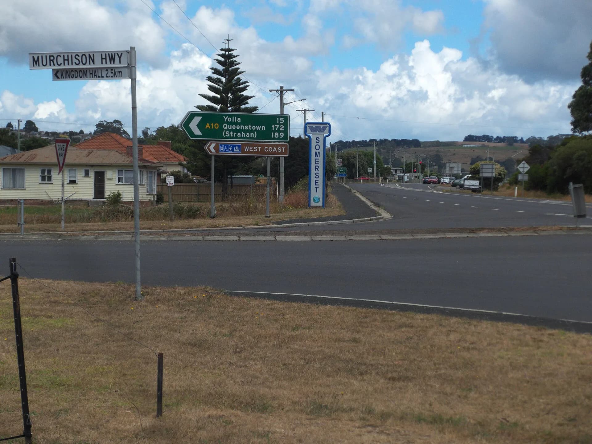 Signed junction between major north-west highways
