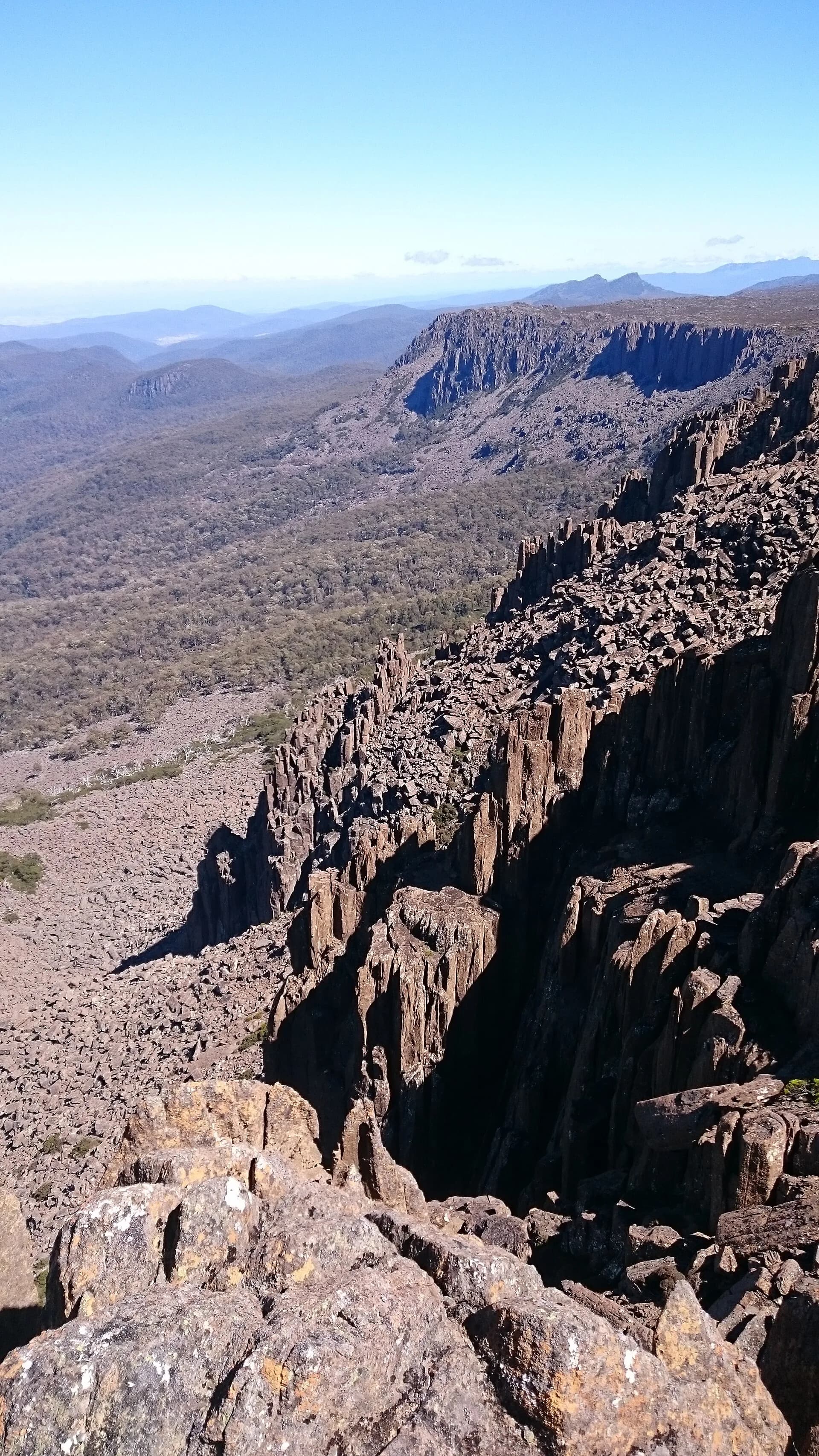 Dolerite escarpment of Ben Lomond