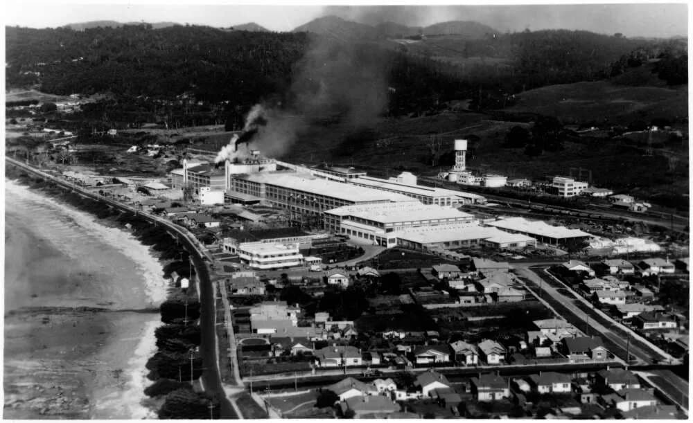 Burnie pulp and paper mill in 1948