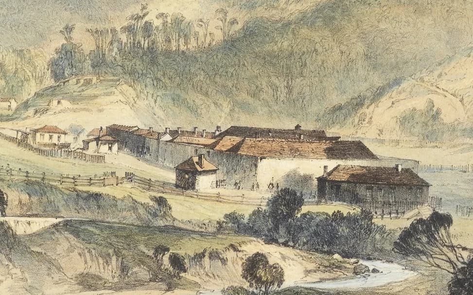 Historic depiction of the Cascades Female Factory