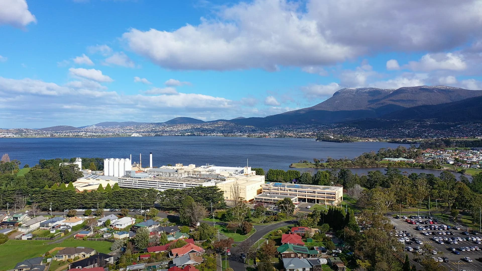 Aerial view of Cadbury and Claremont