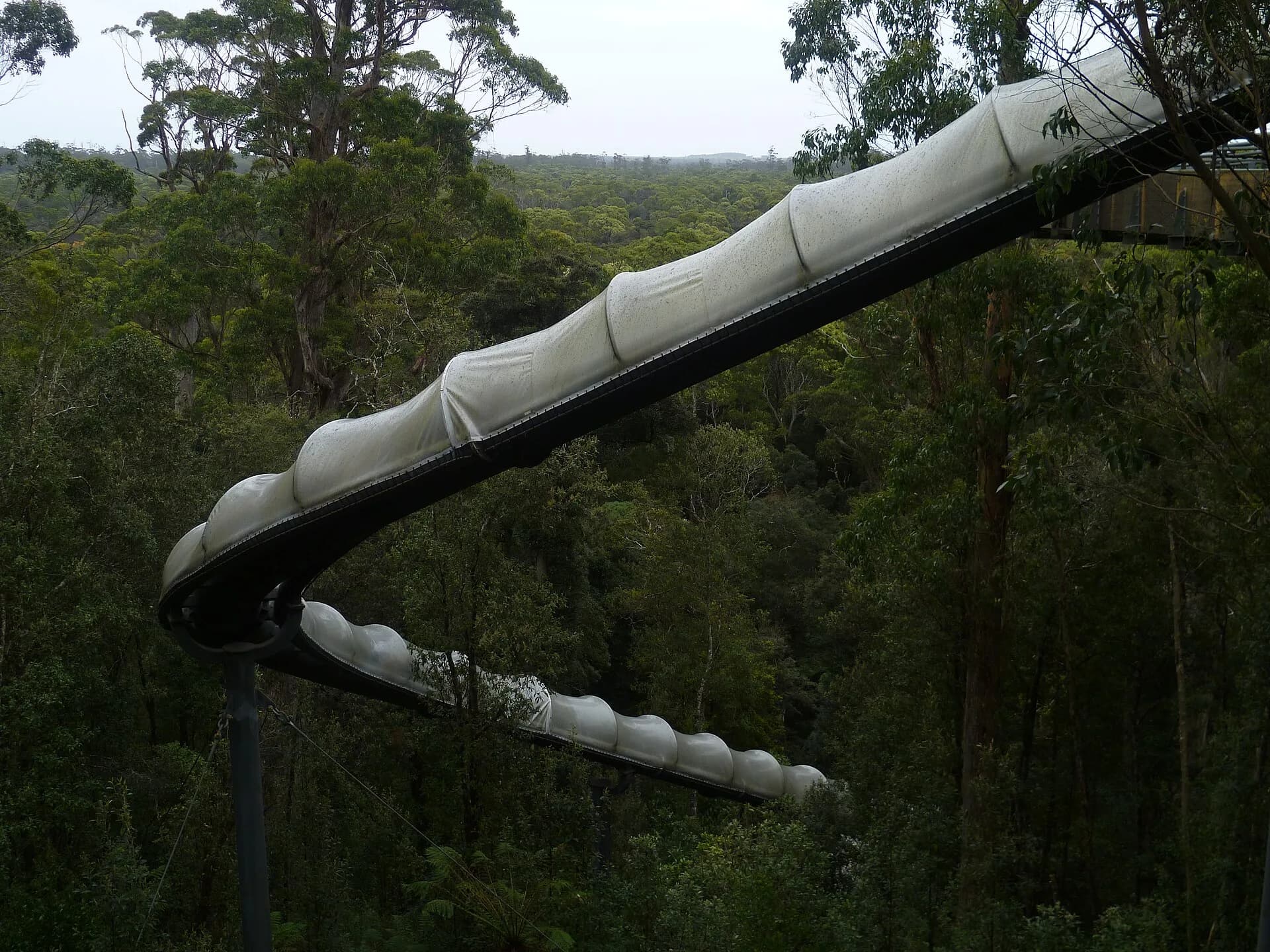 Former visitor slide at Dismal Swamp
