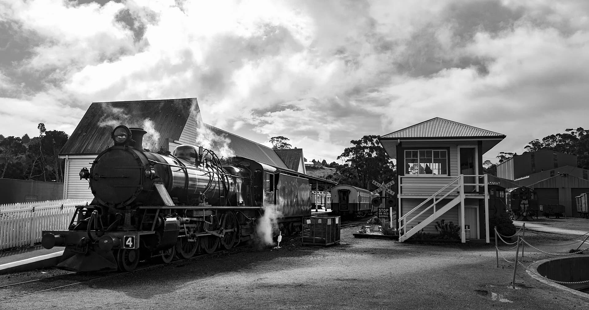 Heritage locomotive at the Don River Railway