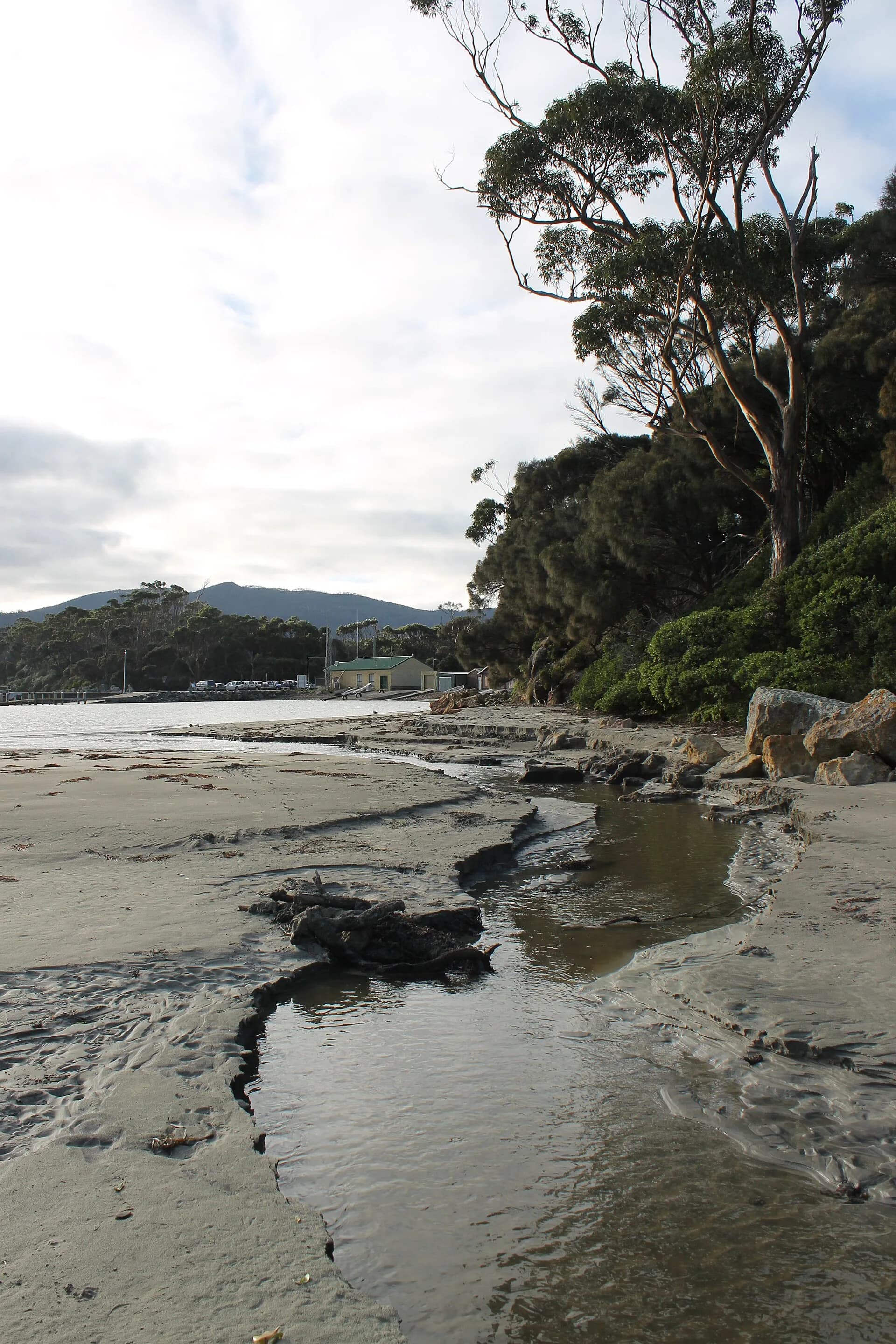 Blowhole Creek flowing through Doo Town
