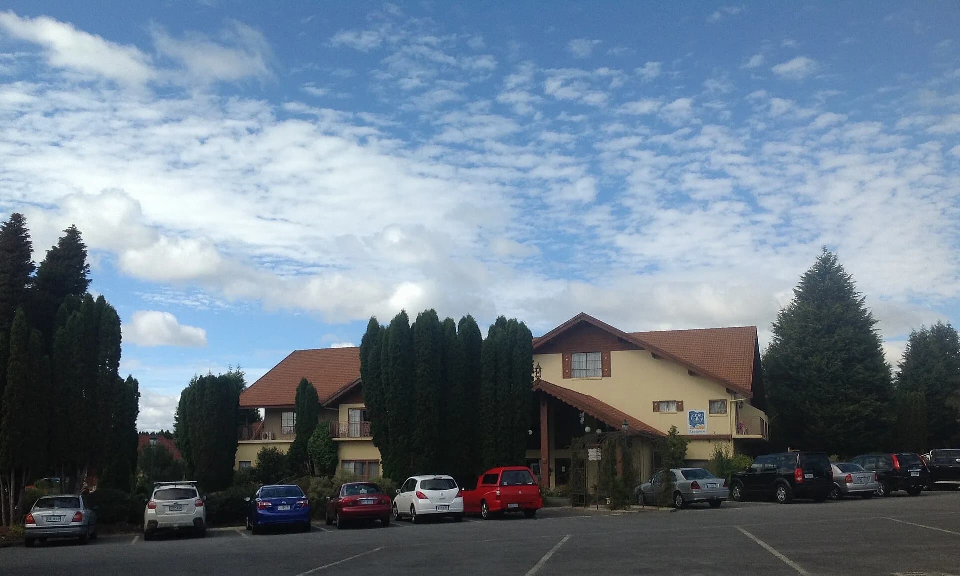 Rural landscape and visitor facilities in the Tamar Valley