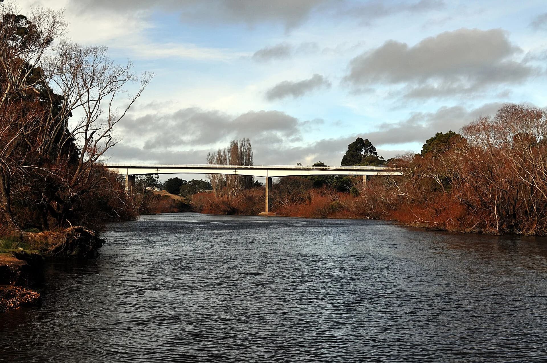 Historic bridge over the South Esk at Hadspen