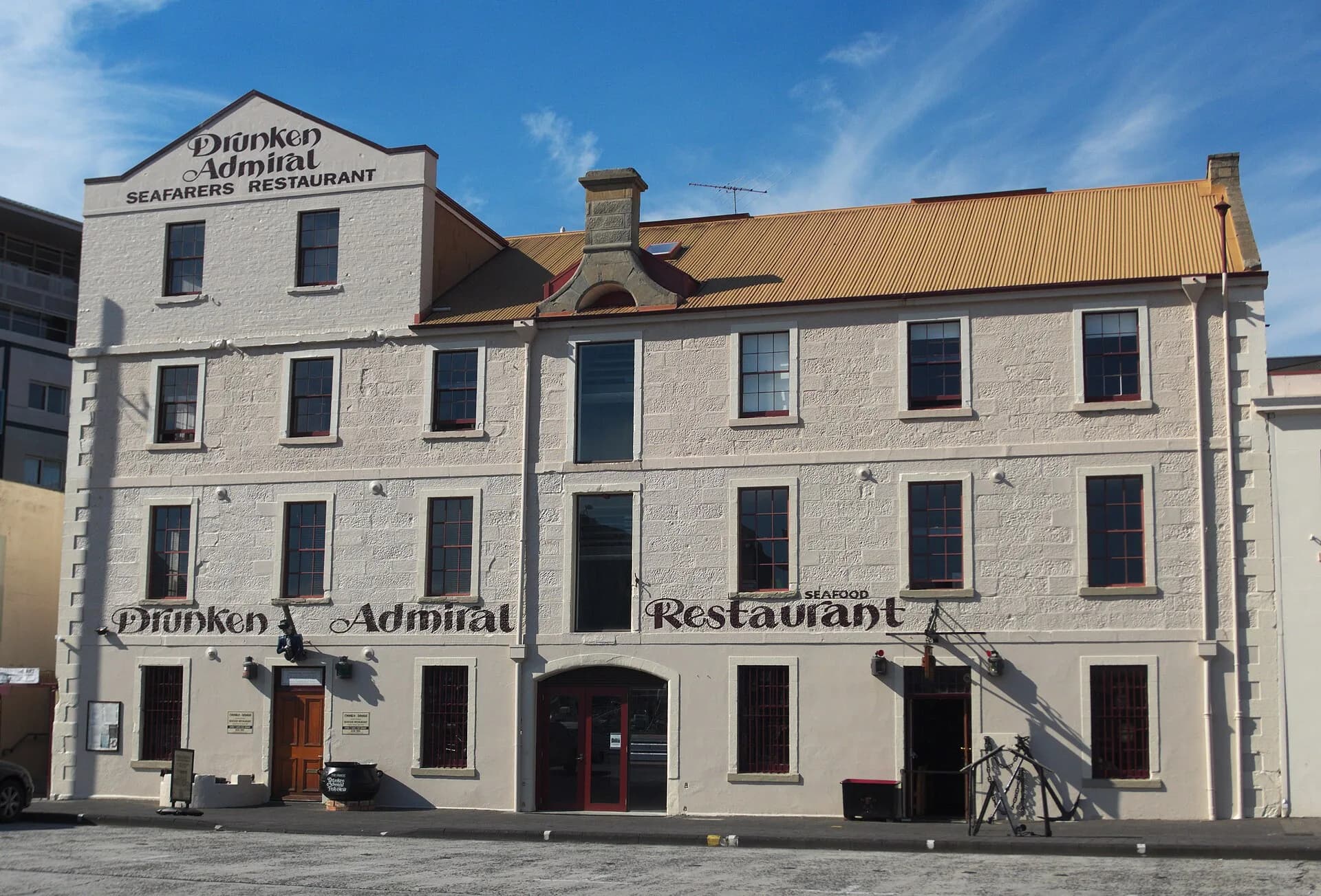 Historic warehouse at 17 to 19 Hunter Street in Hobart