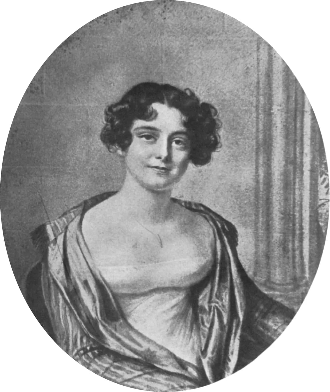 Portrait of Jane Franklin as a young woman