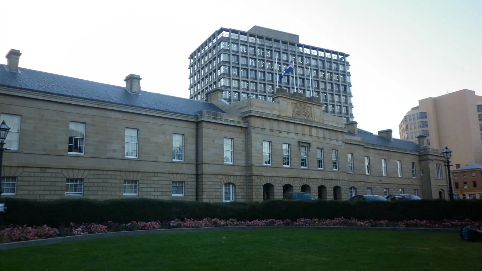 Parliament House beside Salamanca Place in Hobart
