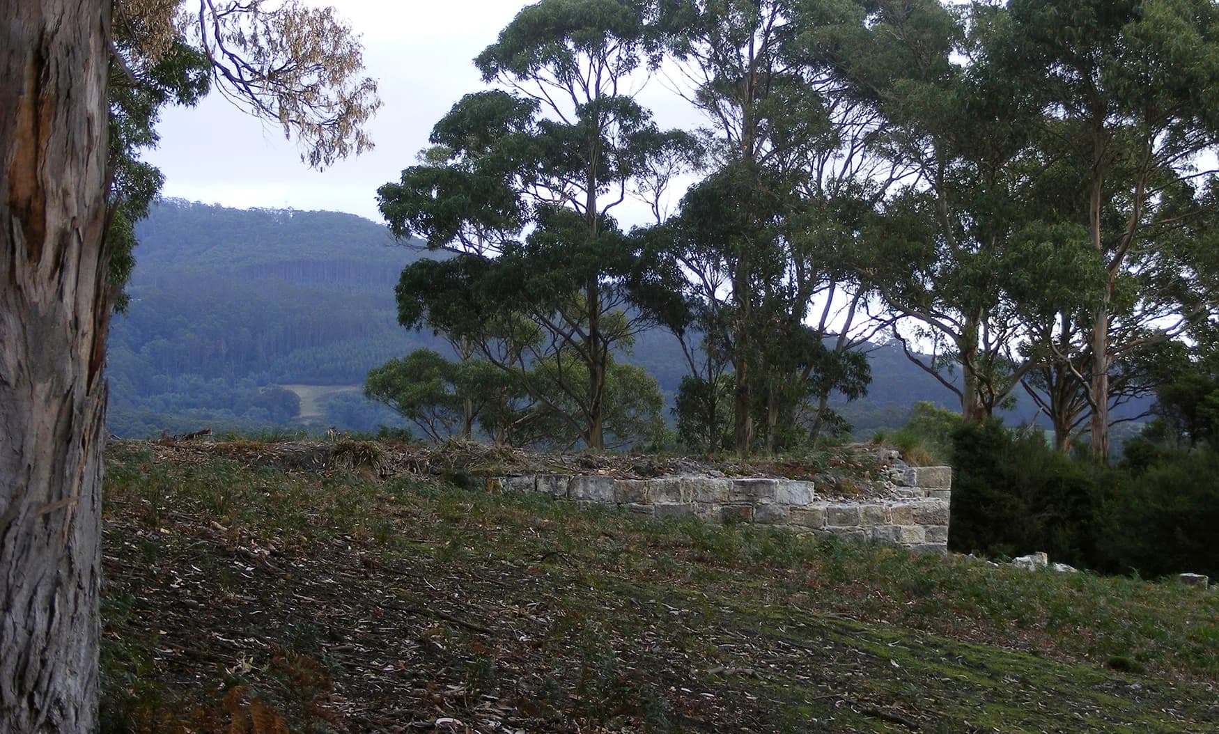 Archaeological remains of the church at Point Puer