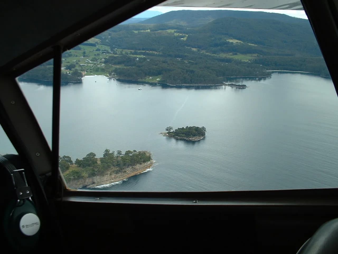 Point Puer peninsula seen across the water near Port Arthur