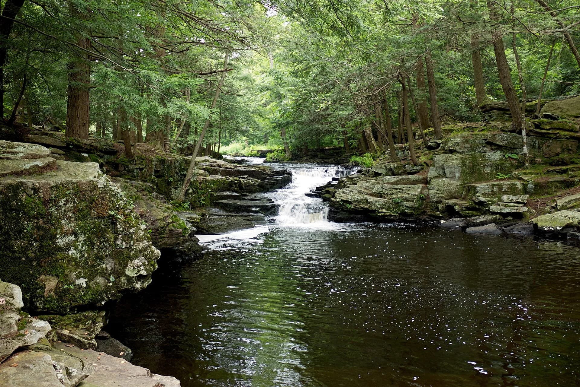 Small waterfall in the Promised Land district
