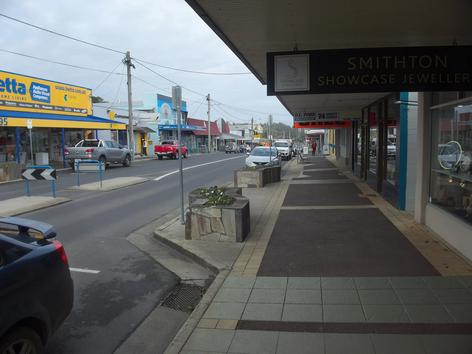 Emmett Street in central Smithton