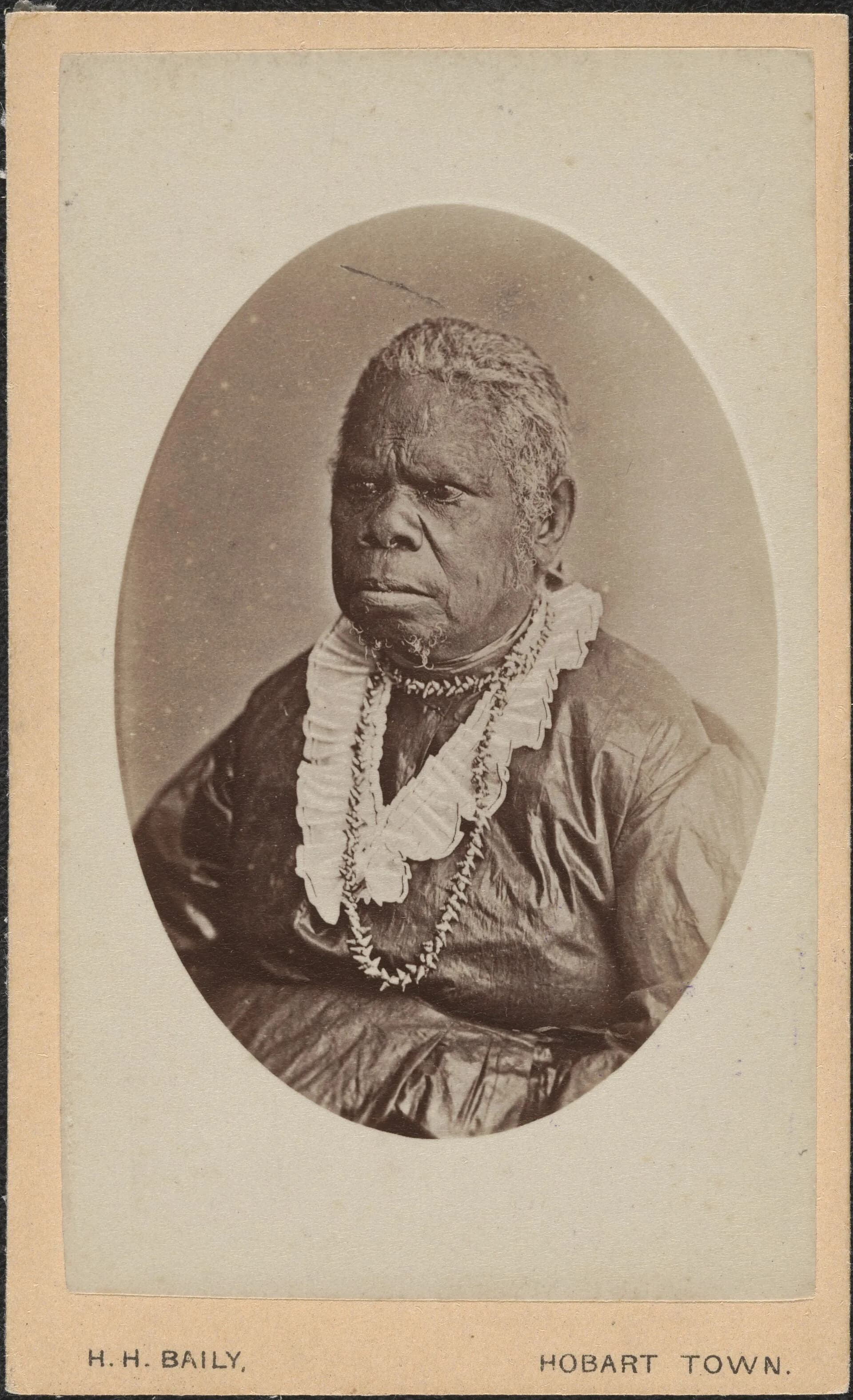 Historical portrait of Palawa leader Trugernanner