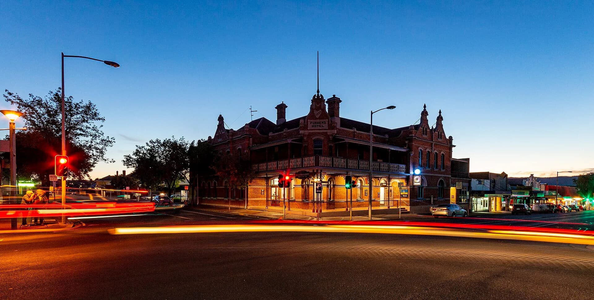 Ulverstone town and surrounding green hills