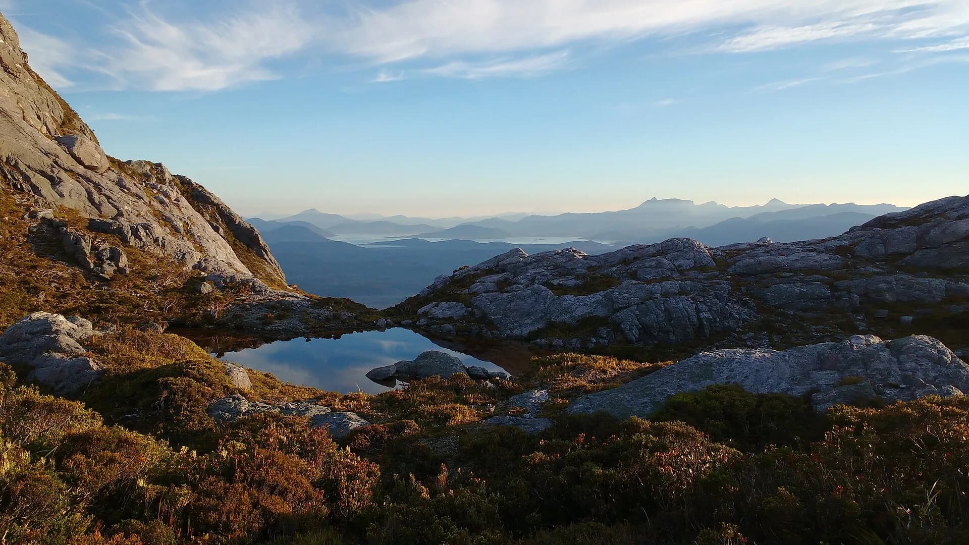 Jagged ridgeline of the Western Arthur Range