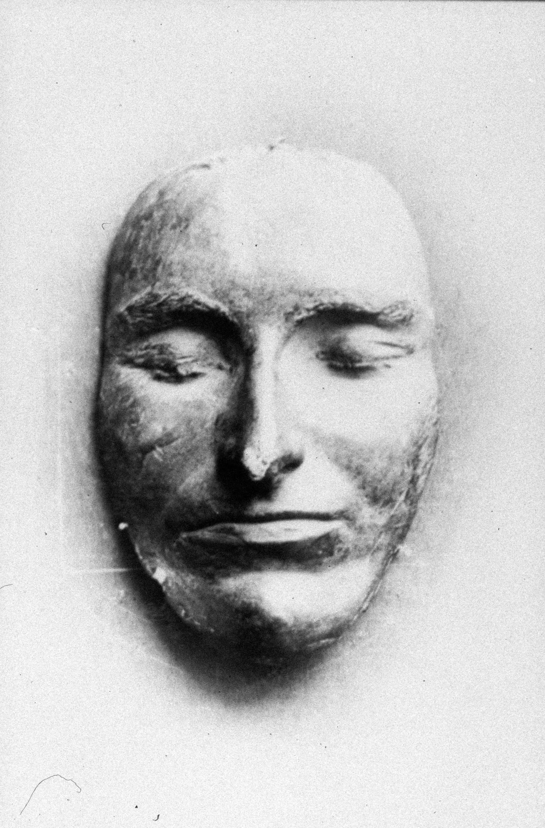 Death mask of William Westwood, known as Jackey Jackey