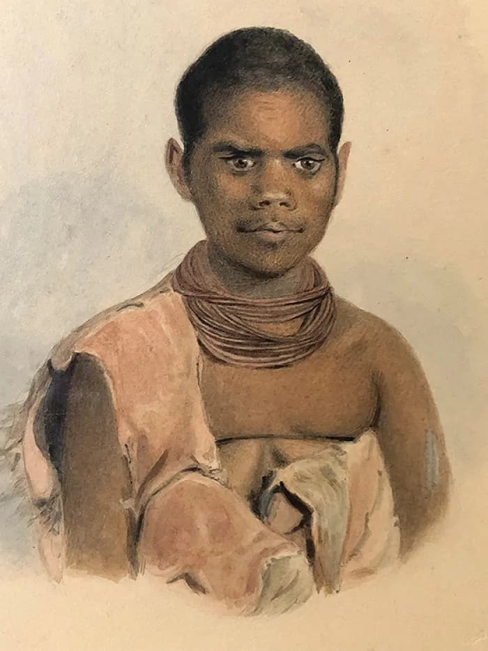 Historical portrait of Wurati, also known as Woorrady