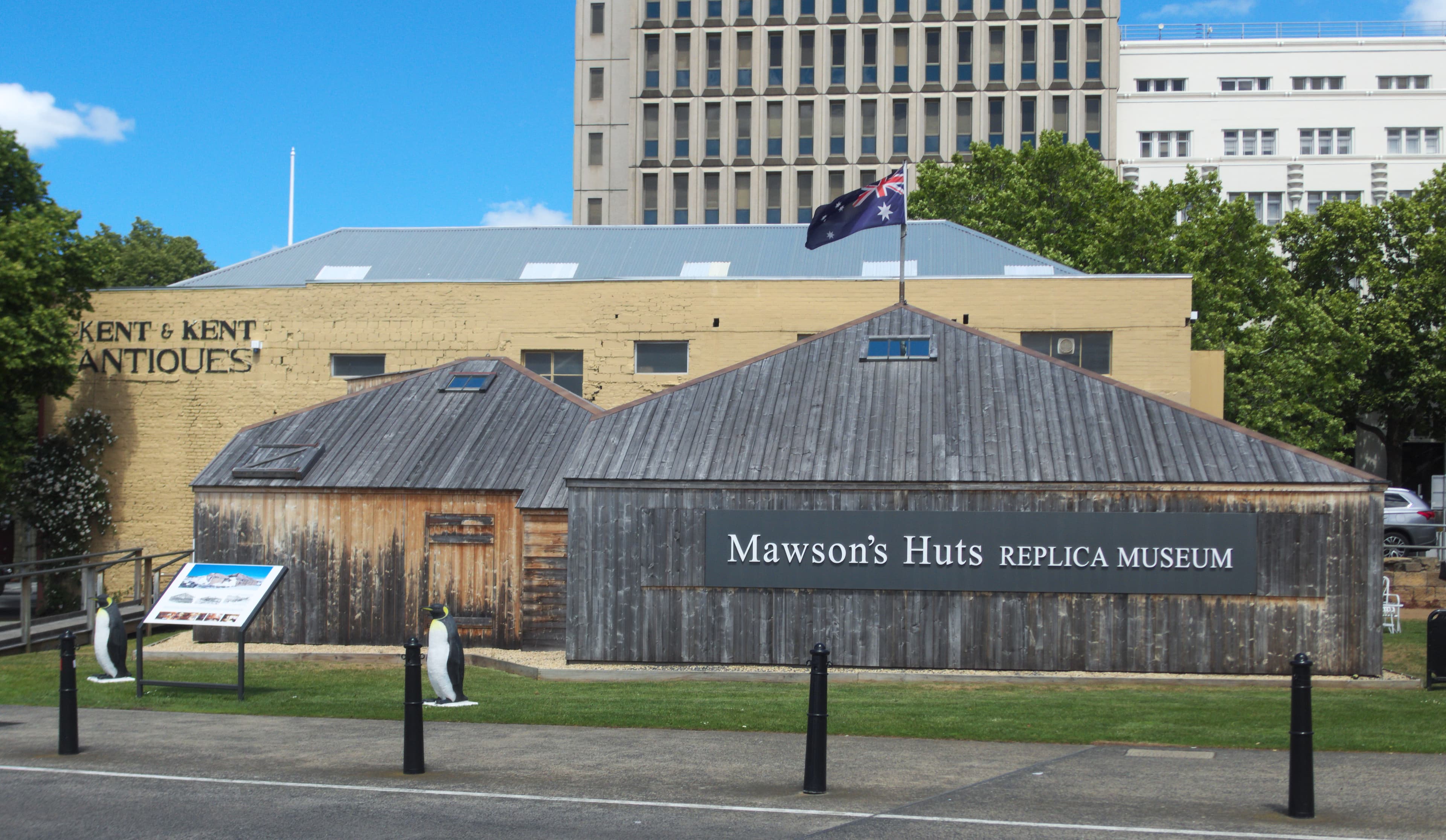 Mawson's Huts Replica Museum at the corner of Argyle Street and Morrison Street, Hobart.
