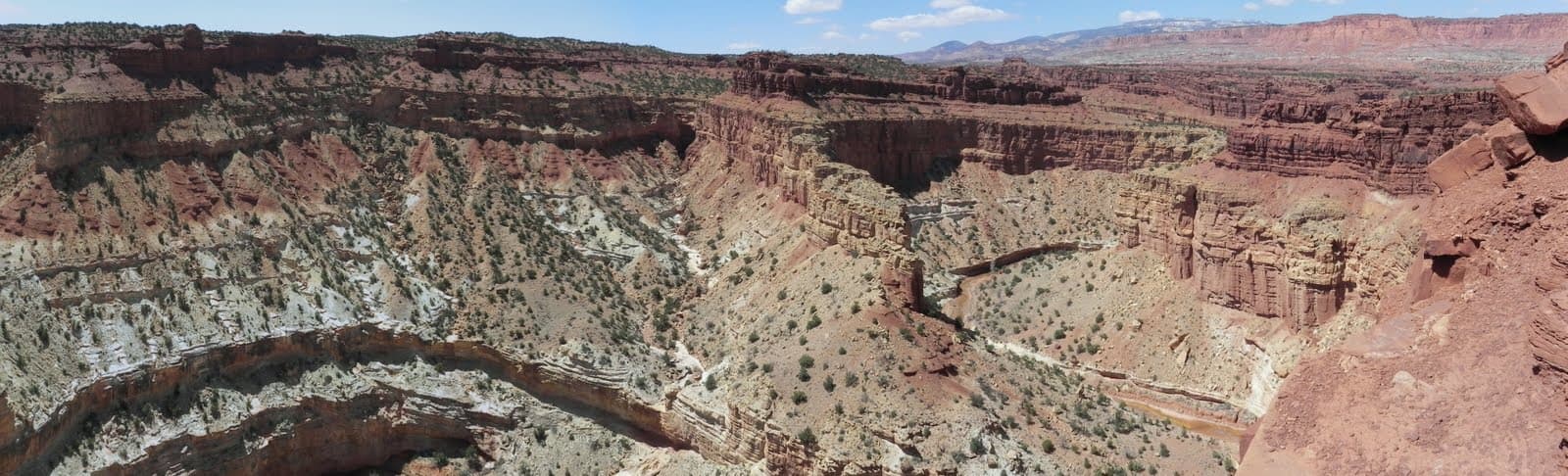 Sulphur Creek Canyon in Capitol Reef National Park, Utah