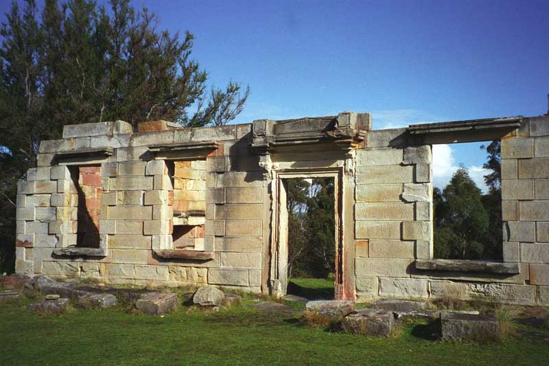Saltwater River convict out-station settlement ruins